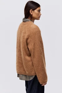 Chandail en cachemire brossé