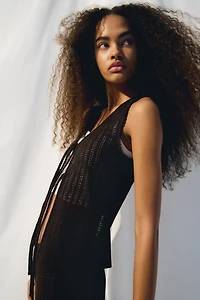 Knit Tie-Front Top