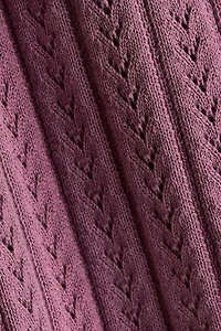 Pointelle-Knit Cotton Cardigan