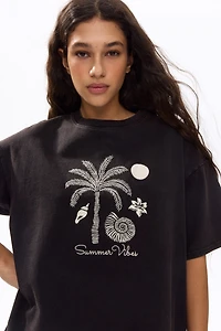 Oversized Embroidered T-Shirt