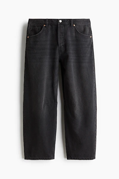 Barrel Regular Cropped Jeans