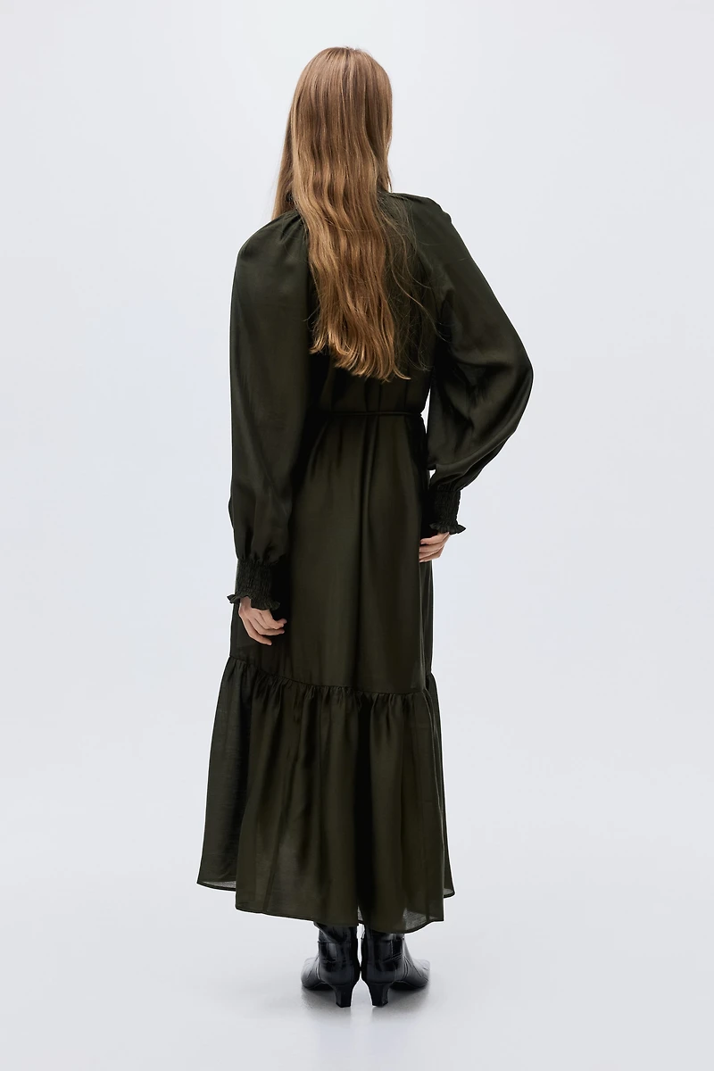 Smocked-Detail Dress