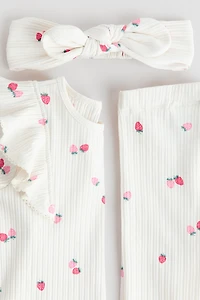 3-Piece Printed Cotton Set