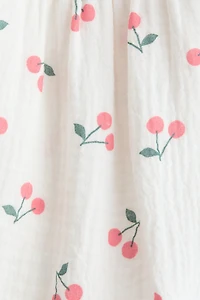 Cotton muslin dress