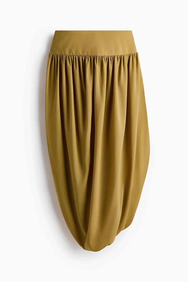 Bubble-Hem Tulip Skirt
