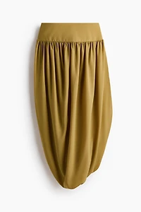 Bubble-Hem Tulip Skirt