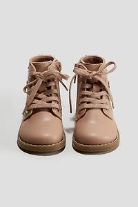 Lace-Up Boots