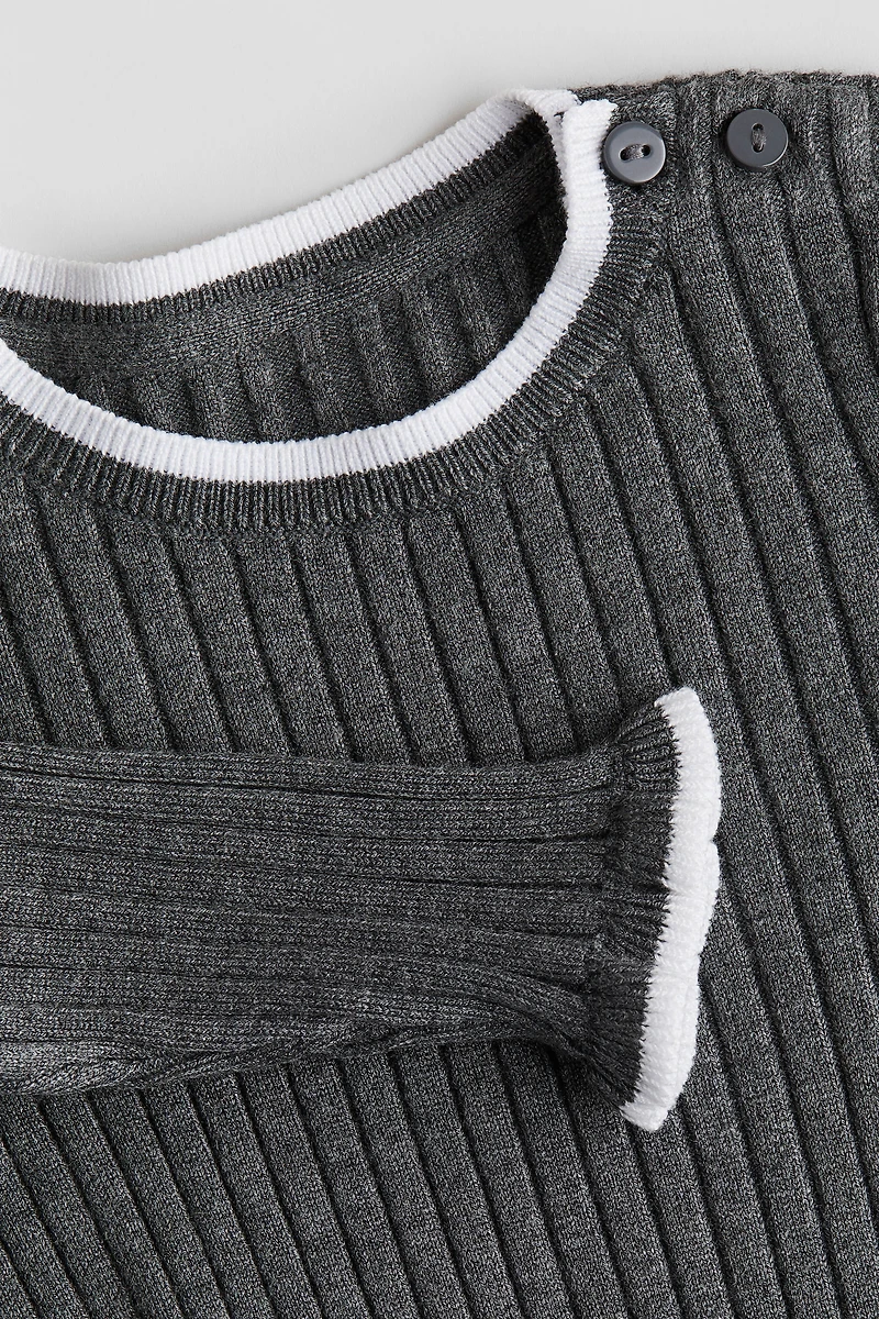 Rib-knit Sweater