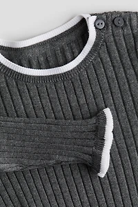 Rib-knit Sweater