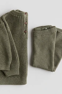 2-piece Cotton Knit Set