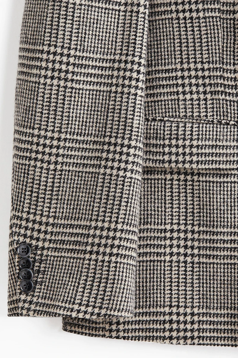 Veste décontractée en laine mélangée