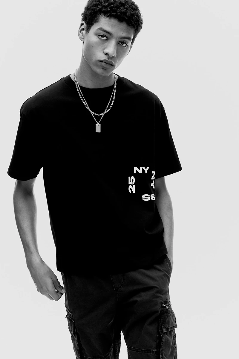 Loose Fit Printed T-shirt