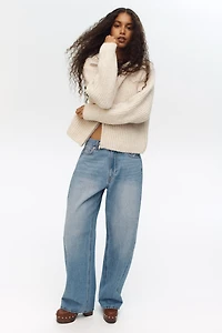 Barrel Regular Waist Jeans