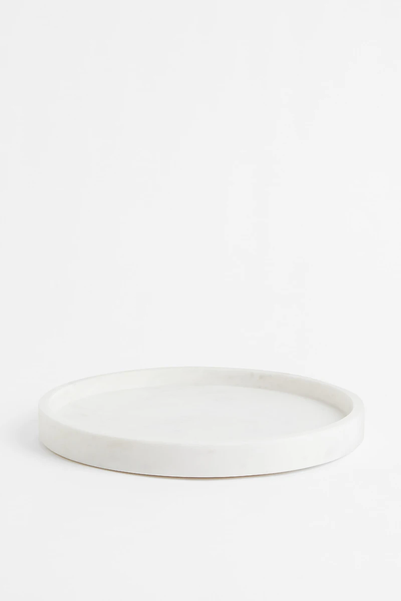 Round Marble Tray