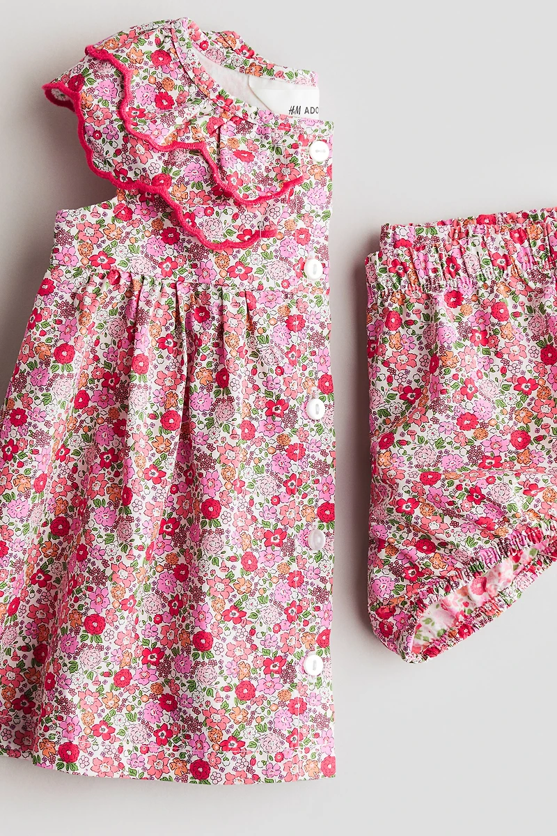 Ensemble imprimé 2 pièces en coton