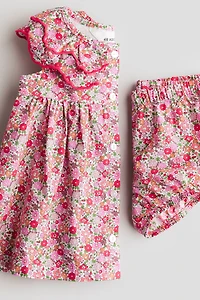 Ensemble imprimé 2 pièces en coton