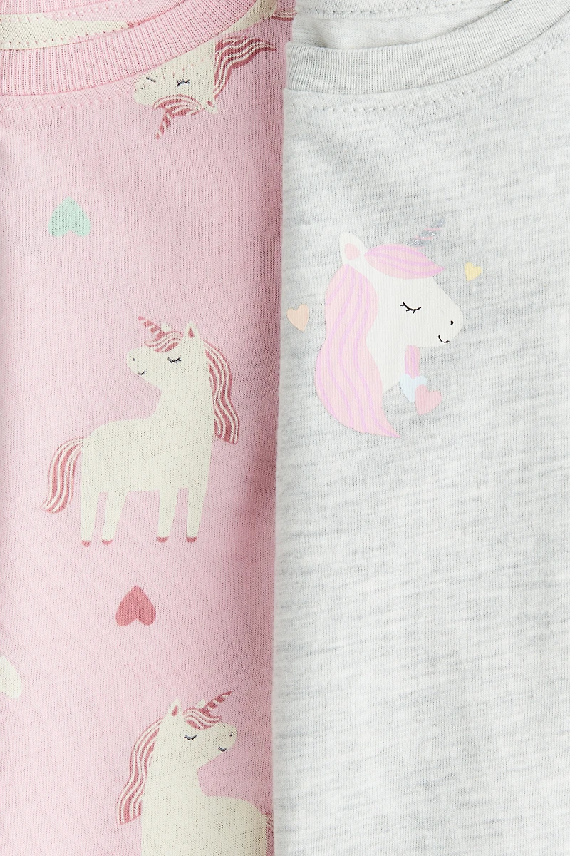 2-Pack Printed Jersey Tops