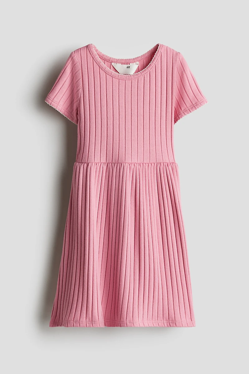 Rib-Knit Dress