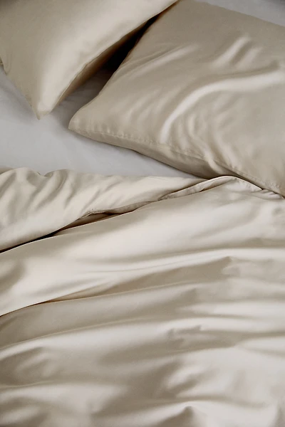 Enveloppe de couette lit simple en satin