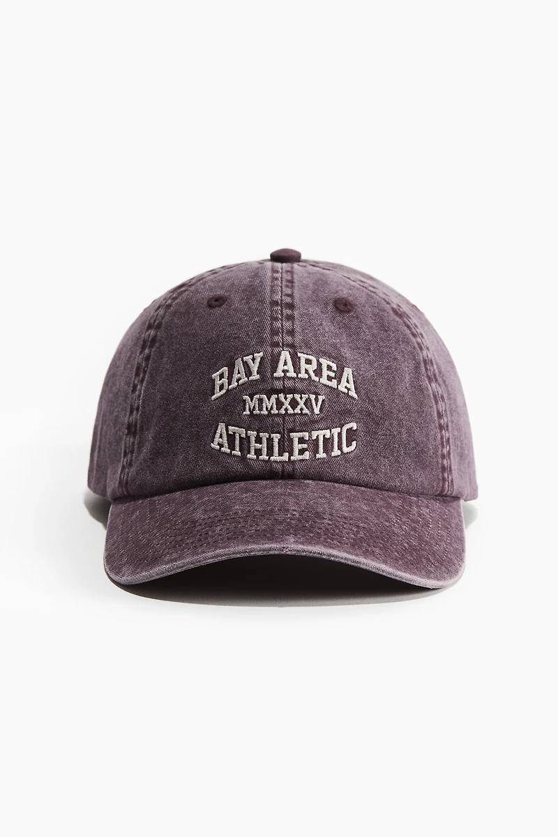 Cotton Cap with Embroidery