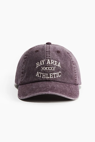 Cotton Cap with Embroidery