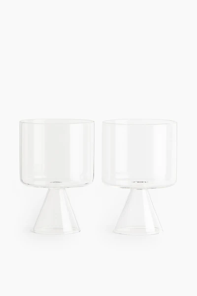 2-Pack Mouth-Blown Beverage Glasses