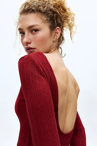 Robe de plage à encolure bateau