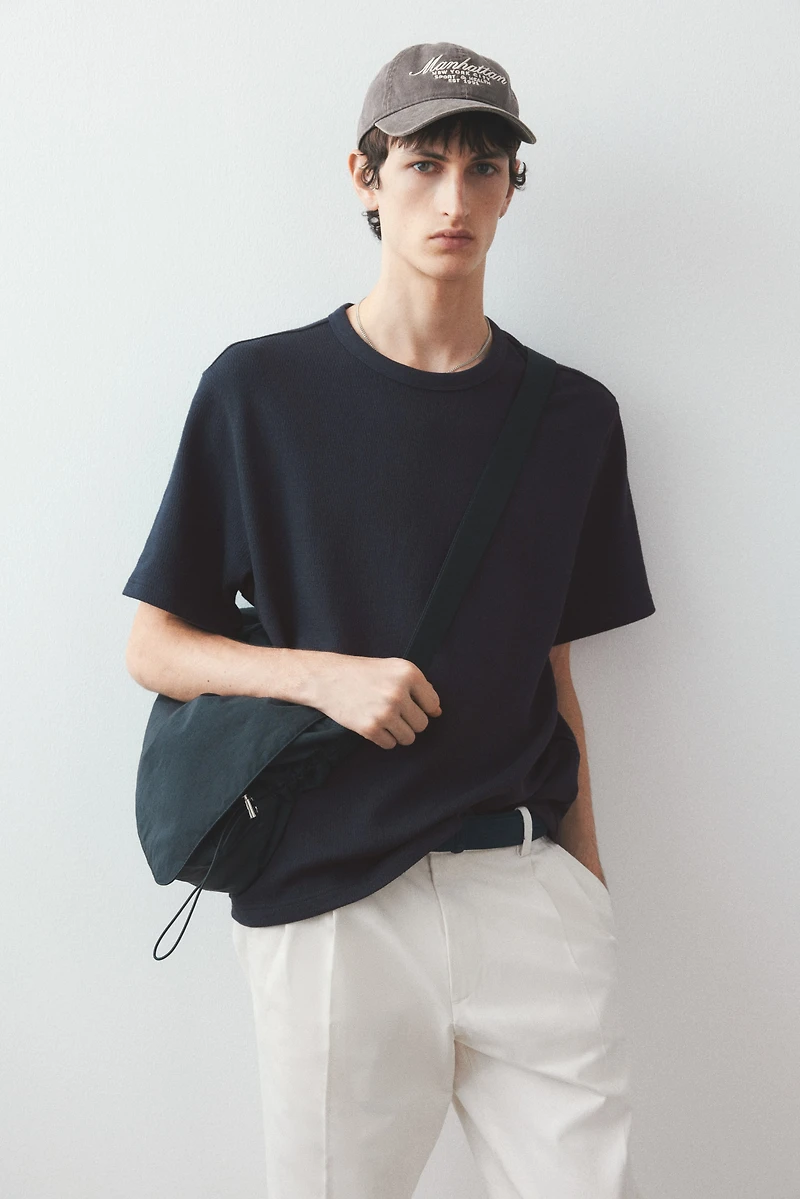 Regular Fit Waffled T-Shirt