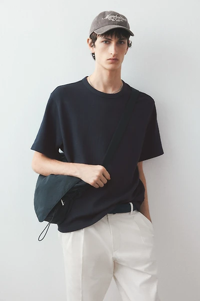 Regular Fit Waffled T-Shirt