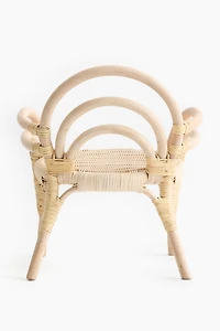 Children's Rattan Lounge Chair