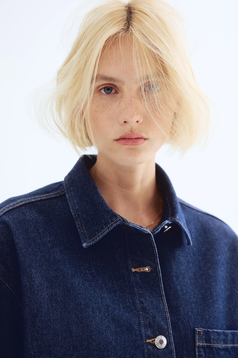 Oversized Denim Shirt