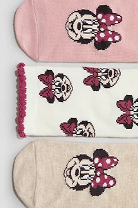 Lot de 3 paires chaussettes en tricot jacquard