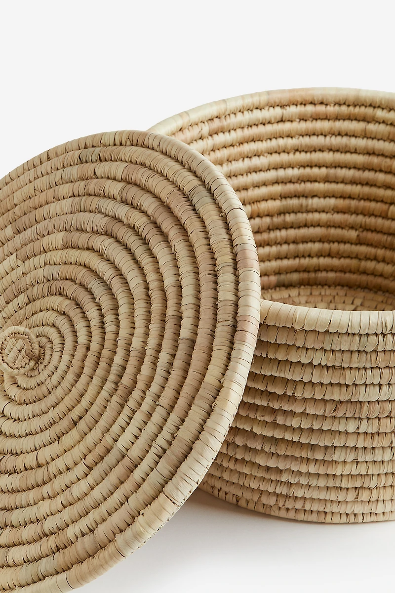 Braided Straw Basket