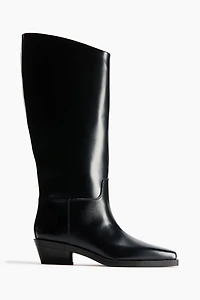Block-Heeled Boots