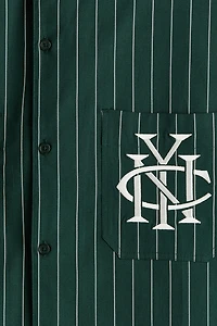 Regular-Fit Embroidered-Motif Shirt