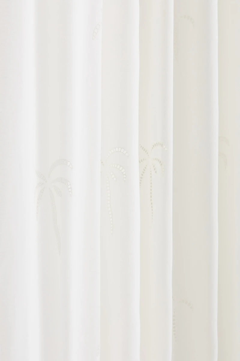 2-pack long broderie-anglaise curtain lengths