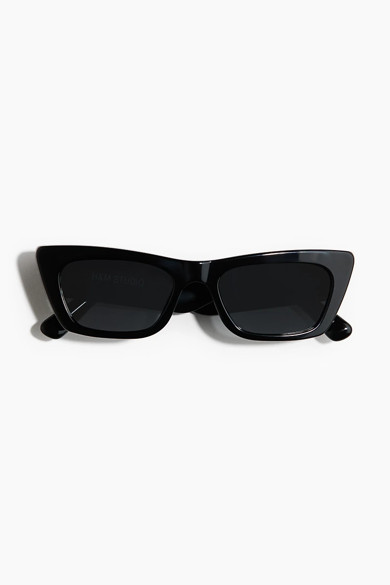 Elongated Cat-Eye Sunglasses