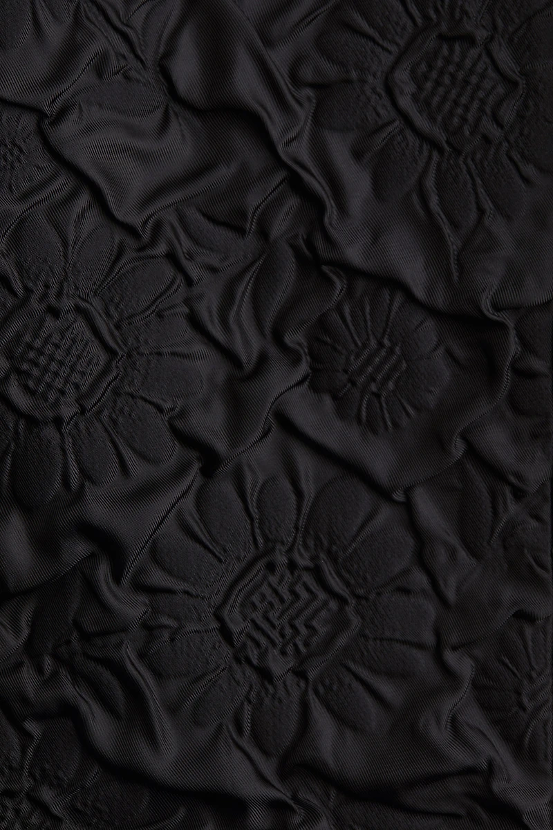 Embossed Mini Dress
