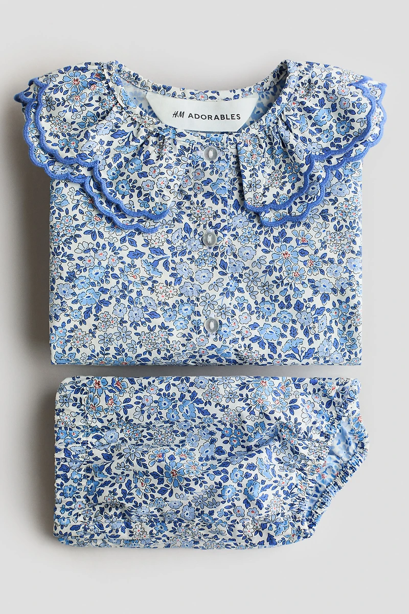 2-Piece Cotton Muslin Set