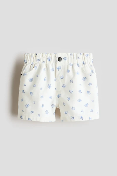 Printed Twill Shorts