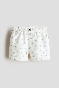 Printed Twill Shorts