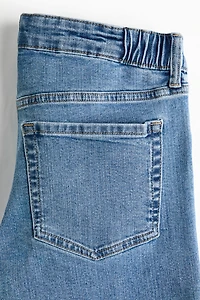 MAMA Wide Low Waist Ankle Jeans