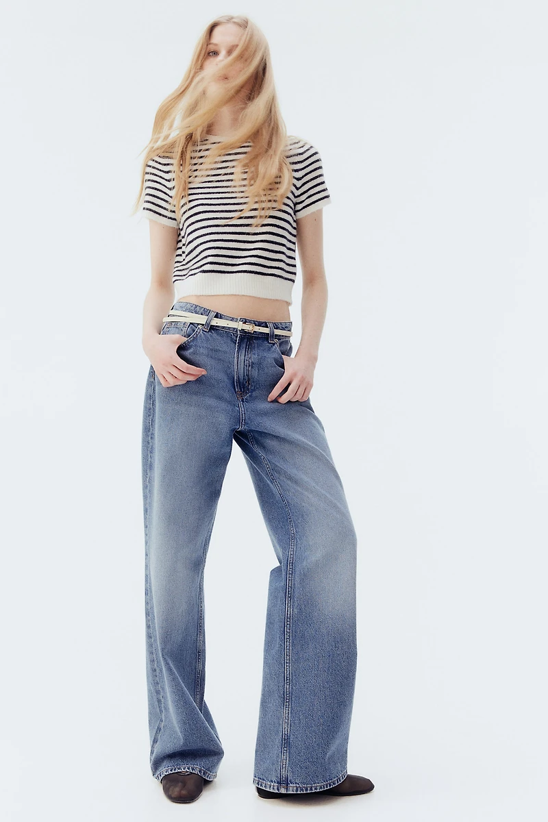 T-shirt en fin tricot
