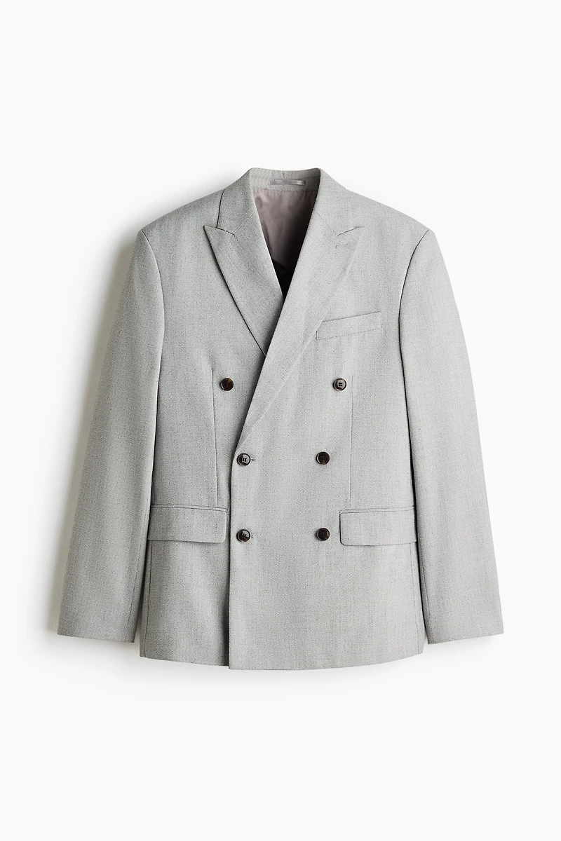 Regular-Fit Double-Breasted Jacket
