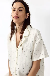 Pyjama MAMA en mousseline de coton