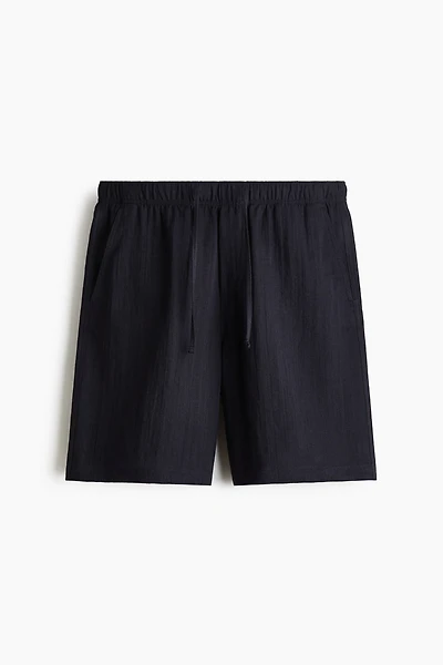 Loose-Fit Cotton Shorts