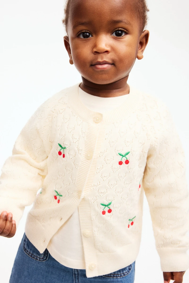 Gilet avec détails brodés