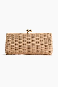 Rattan Clutch Bag
