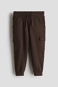Brushed-Inside Cargo Joggers