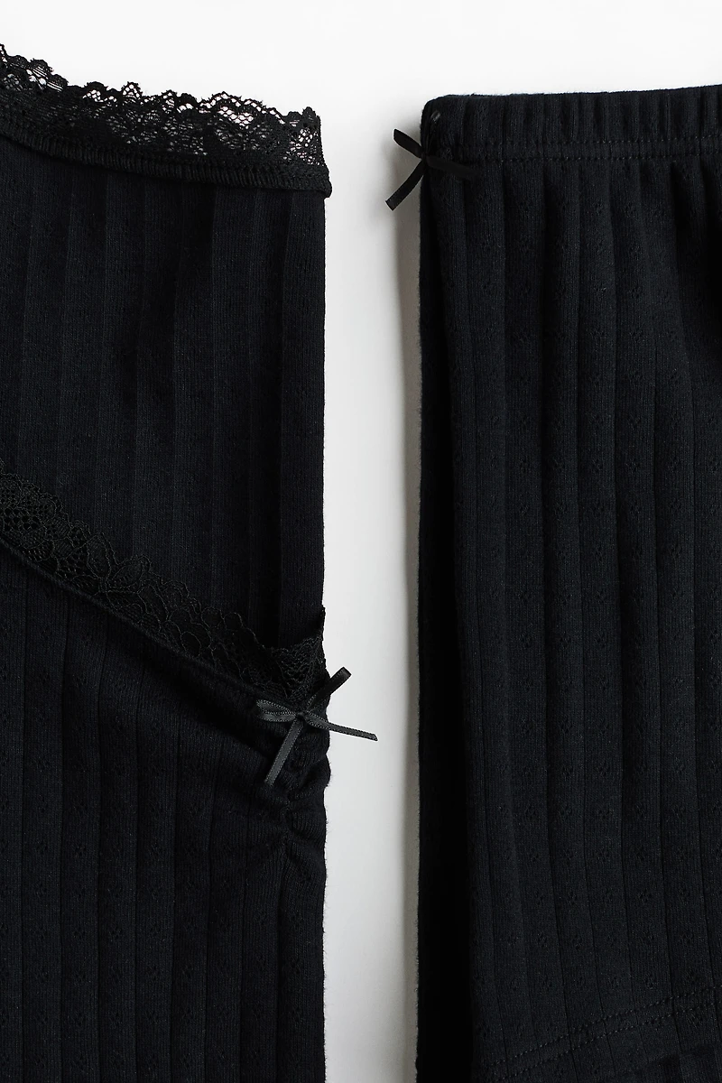 Pointelle Jersey Pajamas